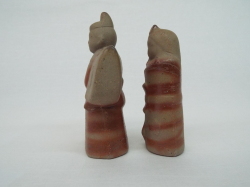 【立雛】　備前焼ひな人形