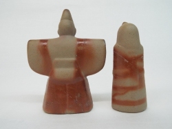 【立雛】　備前焼ひな人形