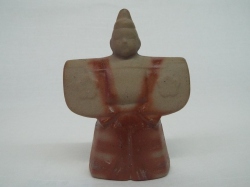 【立雛】　備前焼ひな人形