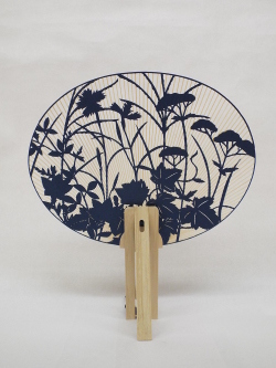 秋の七草　うちわ５