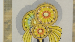 ミニ掛軸・花火