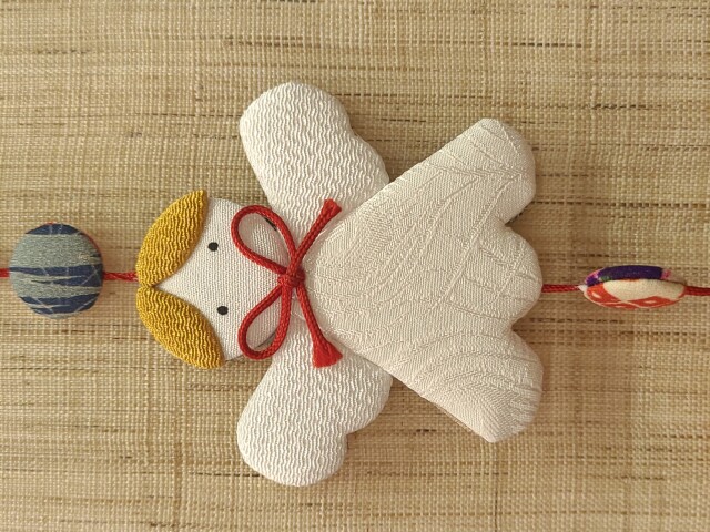 古布押絵下げ飾り　詳細２