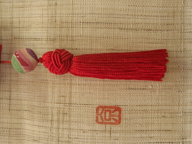 古布押絵下げ飾り　詳細５