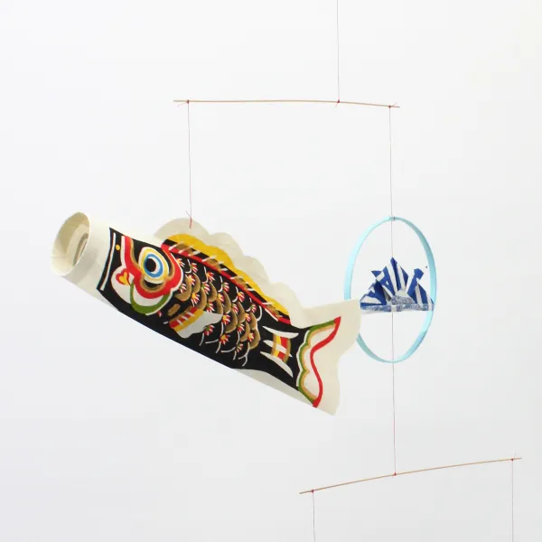 和紙 鯉のぼり モビール「爽々」3