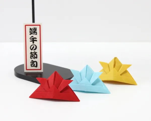 和紙 卓上鯉のぼり「悠々」3