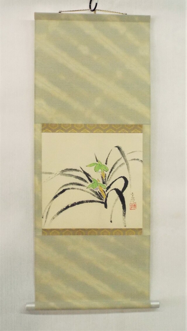 玄花ミニ掛け軸 春蘭