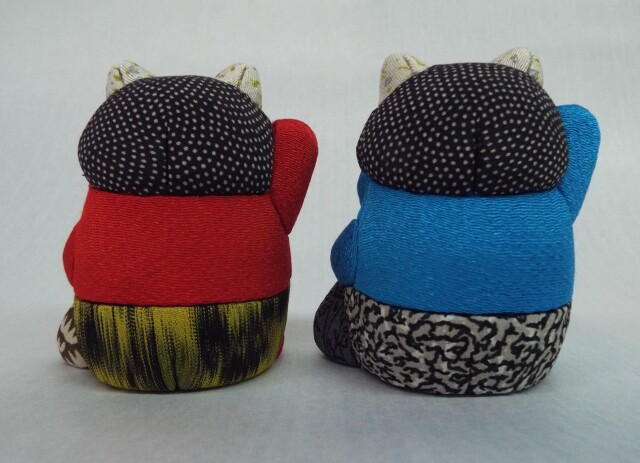 木目込み人形 招福鬼赤青2