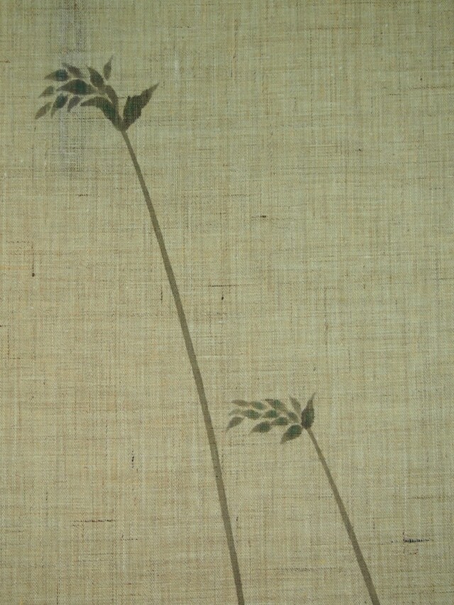 手描きタペストリー　燕子花5
